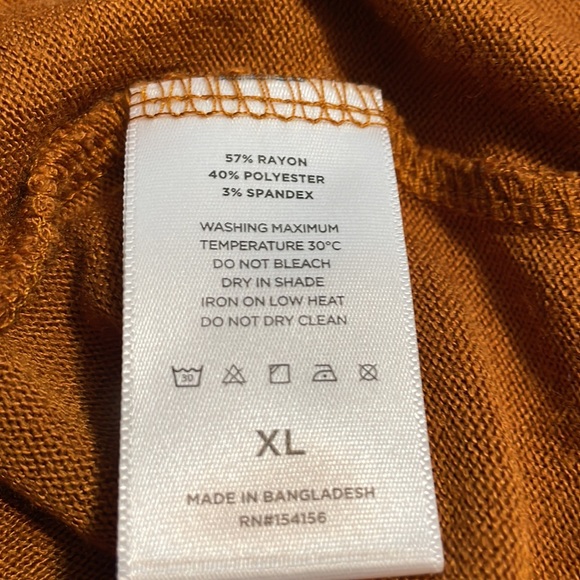 Mod Ref Ladies Copper Colored Sweater Shirt - Picture 6 of 8